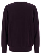 Dries Van Noten Purple Merino Wool Cardigan