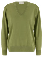 Dries Van Noten Bicolor Merino Wool Cardigan