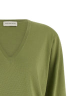 Dries Van Noten Bicolor Merino Wool Cardigan