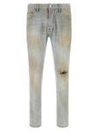 Dsquared² Blue Cotton Jeans Denim