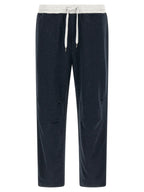 Brunello Cucinelli Blue Cotton Joggers (Workout Pants)