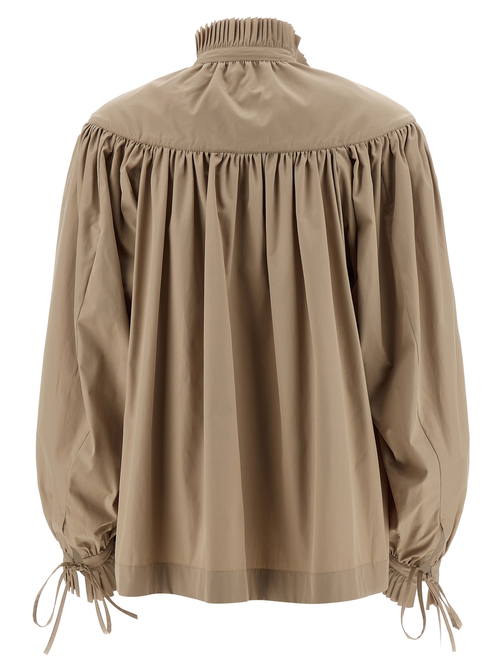 Beige Cotton Blouse