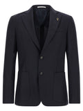 Pal Zileri Blue Wool Blazer