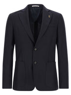 Pal Zileri Blue Wool Blazer