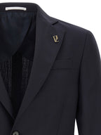 Pal Zileri Blue Wool Blazer