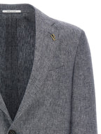 Pal Zileri Blue Linen Blazer