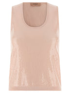 Twinset Multicolor Cotton Sleeveles T-Shirt