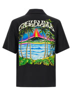 Casablanca Black Silk Blouse