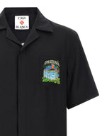 Casablanca Black Silk Blouse