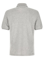 Brunello Cucinelli Gray Cotton Polo Shirt