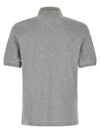 Gray Cotton Polo Shirt