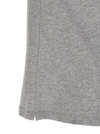 Gray Cotton Polo Shirt