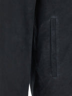 Pal Zileri Blue Leather Leather Jacket