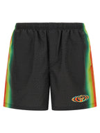 Multicolor Polyester Swim Shorts