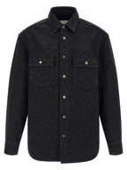 Casablanca Black Cotton Blouse