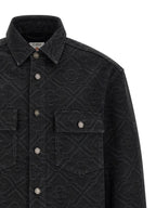 Casablanca Black Cotton Blouse