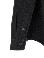 Casablanca Black Cotton Blouse