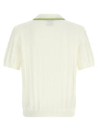 Casablanca White Cotton Polo Shirt