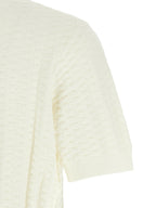 Casablanca White Cotton Polo Shirt