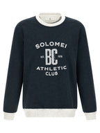 Brunello Cucinelli Blue Cotton Sweatshirt