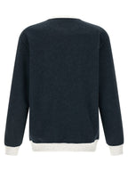 Brunello Cucinelli Blue Cotton Sweatshirt