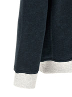 Brunello Cucinelli Blue Cotton Sweatshirt