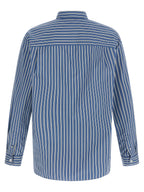A.P.C. Blue Cotton Blouse