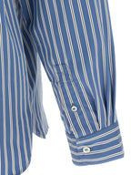 A.P.C. Blue Cotton Blouse