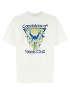 Casablanca White Organic Cotton T-Shirt