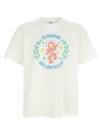 Casablanca White Organic Cotton T-Shirt
