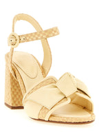 Alexandre Birman Bicolor Cowhide Platform Sandals