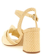 Alexandre Birman Bicolor Cowhide Platform Sandals