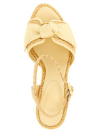 Alexandre Birman Bicolor Cowhide Platform Sandals