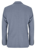 Pal Zileri Blue Polyester Two-Piece Suit