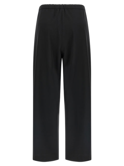 'S Max Mara Black Virgin Wool Joggers (Workout Pants)