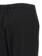 'S Max Mara Black Virgin Wool Joggers (Workout Pants)