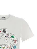 Moschino White Cotton T-Shirt
