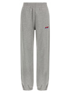 Off-White Gray Cotton Joggers (Workout Pants)