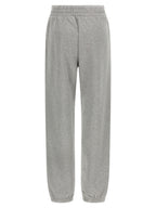 Off-White Gray Cotton Joggers (Workout Pants)