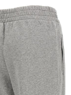 Off-White Gray Cotton Joggers (Workout Pants)