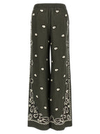 P.A.R.O.S.H. Bicolor Linen Casual Pants