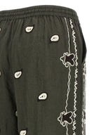 P.A.R.O.S.H. Bicolor Linen Casual Pants