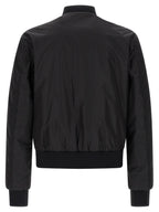 Dolce & Gabbana Black Polyamide Bomber