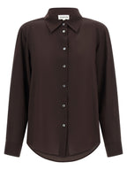 P.A.R.O.S.H. Brown Silk Blouse