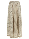P.A.R.O.S.H. Beige Polyester Mini Skirt