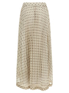 P.A.R.O.S.H. Beige Polyester Mini Skirt