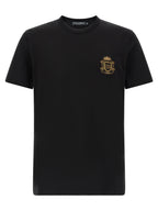 Dolce & Gabbana Black Cotton T-Shirt