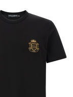 Dolce & Gabbana Black Cotton T-Shirt