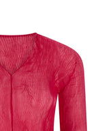 Issey Miyake Fuchsia Polyester Shirt