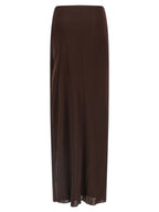 Elisabetta Franchi Brown Viscose Mini Skirt
